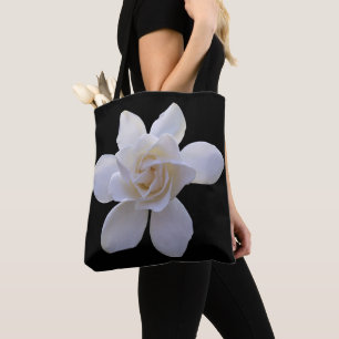 All-Over Tote - Gardenia on Black Bag