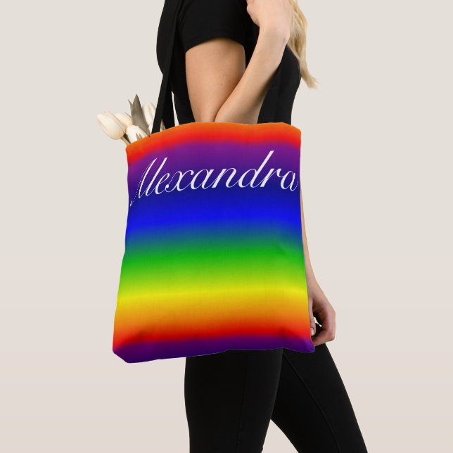 All-Over Tote - Prismatic Rainbow Bag (Close Up)