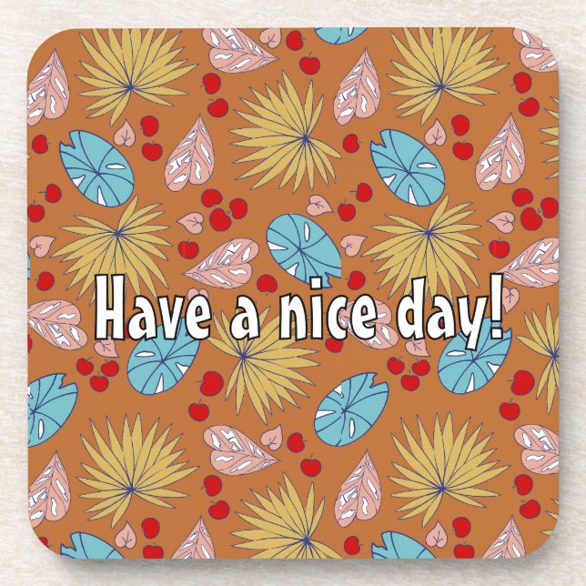 all over tropical coaster (Front)