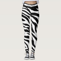 All over Zebra print leggings.