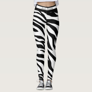 All over Zebra print leggings. Leggings