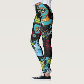 All over zombie leggings