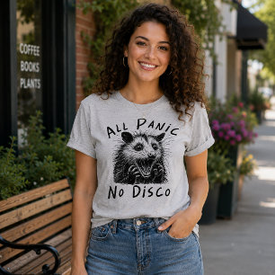 All Panic No Disco Feral Opossum Tri-Blend Shirt