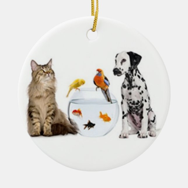 "ALL PETS" CHRISTMAS ORNAMENT (Front)