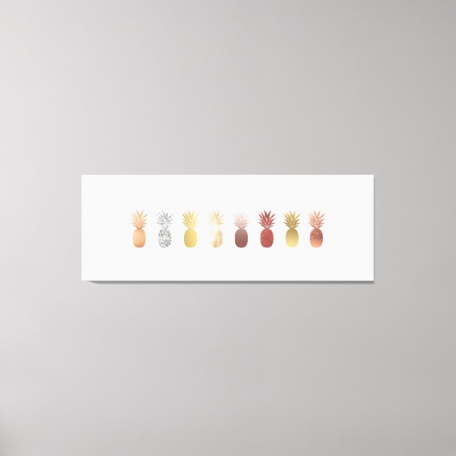 All Pineapple Everything Canvas Print (Front)