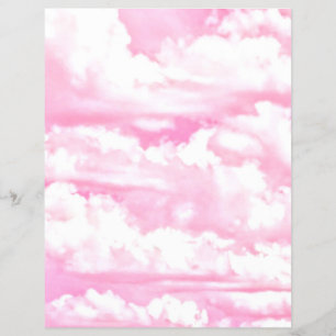 All Pink Festive Cloudy Decor Flyer
