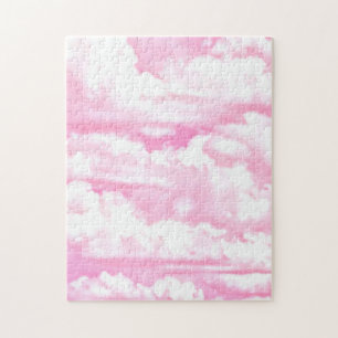 All Pink Festive Cloudy Decor Jigsaw Puzzle