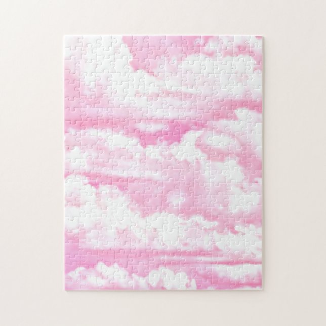 All Pink Festive Cloudy Decor Jigsaw Puzzle (Vertical)