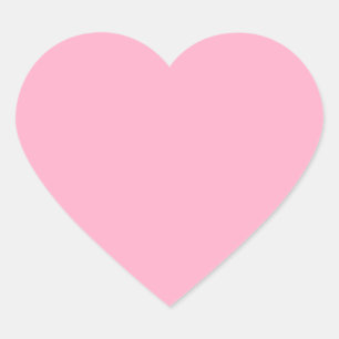 All Pink Nothing But Colour Pink Heart Sticker