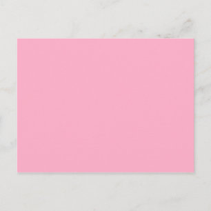 All Pink Nothing But Colour Pink Postcard