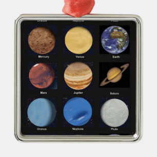 All Planets Science Photos With Names Metal Tree Decoration