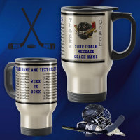 All Player's Name Hockey Coach Mug, Personalised