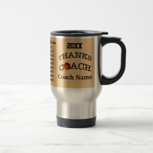 All Player's NAMES Gifts for Basketball Coach Travel Mug