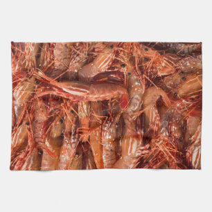 All Prawn and No Brain Tea Towel