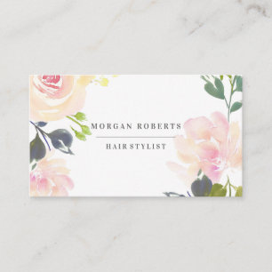 All Professions Botanical Pretty Flowers Business Card