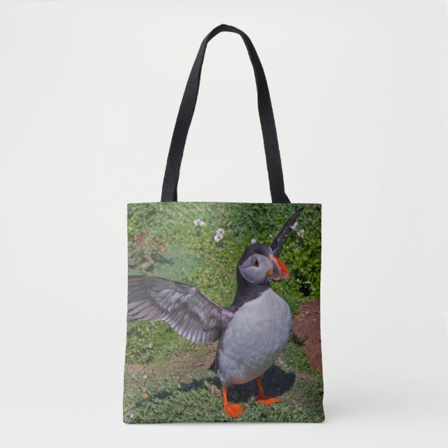 All Puffed Up All Over Print Bab Tote Bag (Front)