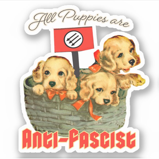 All Puppies are Anti-Fascist (Front)