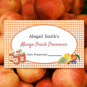 All Purpose Canning Jar Fruit Sticker