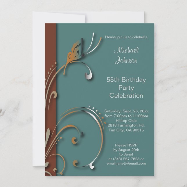All Purpose Party Invitation | DIY Text (Front)