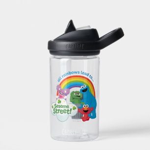 All Rainbows Lead to Sesame Street Water Bottle
