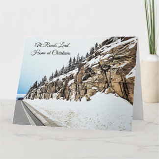 All Roads Lead Home at Christmas - Blank Card