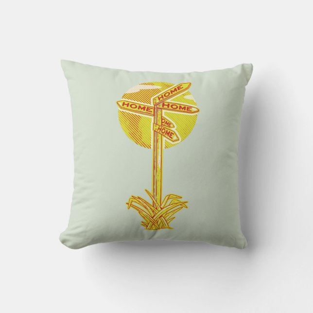 All roads lead home cushion (Front)