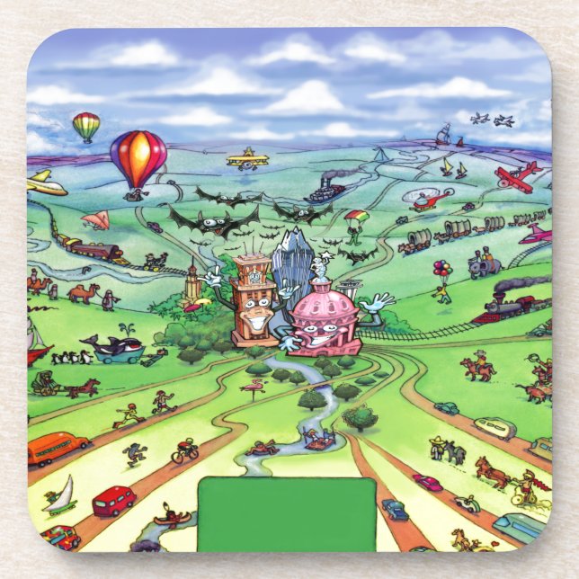 All Roads Lead to Austin Texas Coaster (Front)