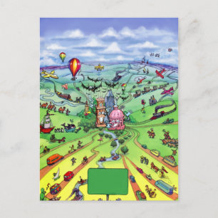 All Roads Lead to Austin Texas Postcard