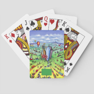 All Roads lead to Dallas Texas Playing Cards
