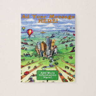 All Roads lead to Houston Texas Jigsaw Puzzle