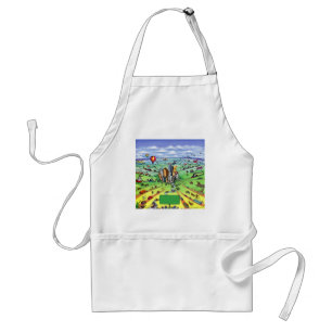 All Roads Lead to Houston Texas Standard Apron
