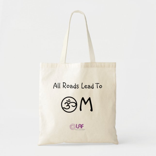 All Roads Lead To OM Tote Bag (Front)