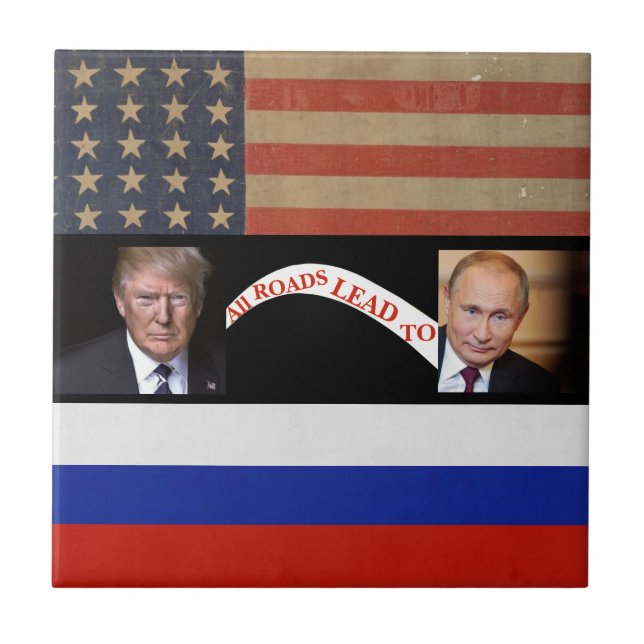 All Roads Lead to Putin Tile (Front)