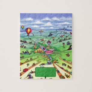 All Roads Lead to San Antonio Texas Jigsaw Puzzle