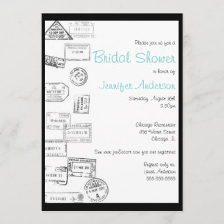 All Roads Led Me to You - Bridal Shower Invitation