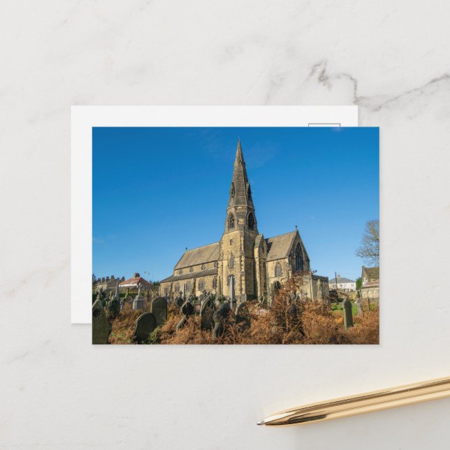 All Saints Church, Salterhebble Postcard (Front/Back In Situ)
