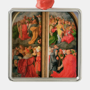 All Saints Day altarpiece Metal Tree Decoration