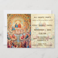 ALL SAINTS DAY FEAST DAY PARTY CELEBRATION