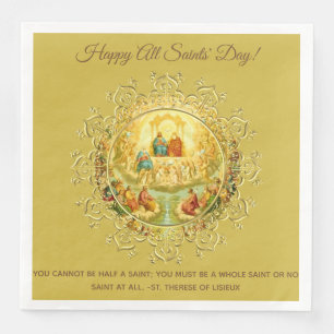 ALL SAINTS DAY FEAST DAY PARTY CELEBRATION NAPKIN