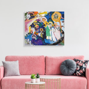 All Saints Day I   Kandinsky   Canvas Print