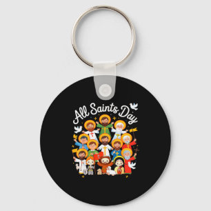 All Saints Day Kids Catholic St Francis Therese Jo Key Ring