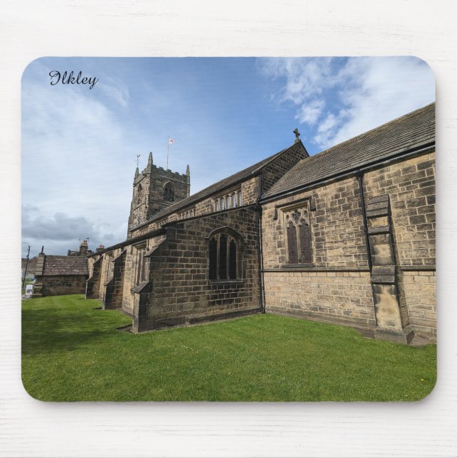 All Saints Parish Church Ilkley Mouse Mat (Front)