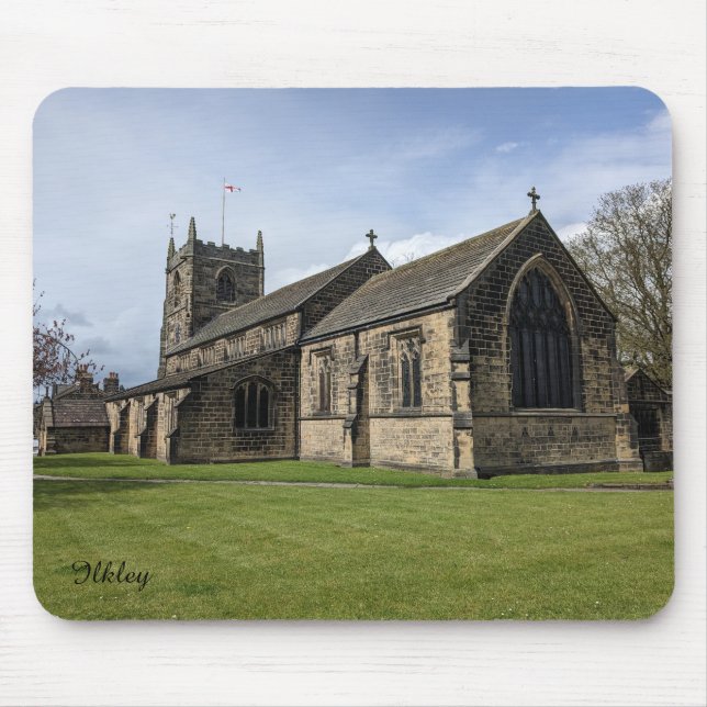 All Saints Parish Church Ilkley Mouse Mat (Front)