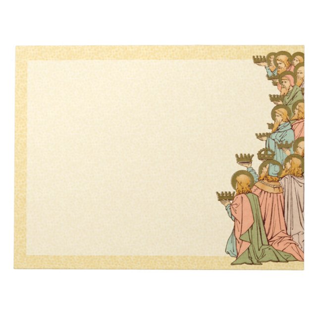 All Saints (RLS 19, Right Detail) Notepad (Front)