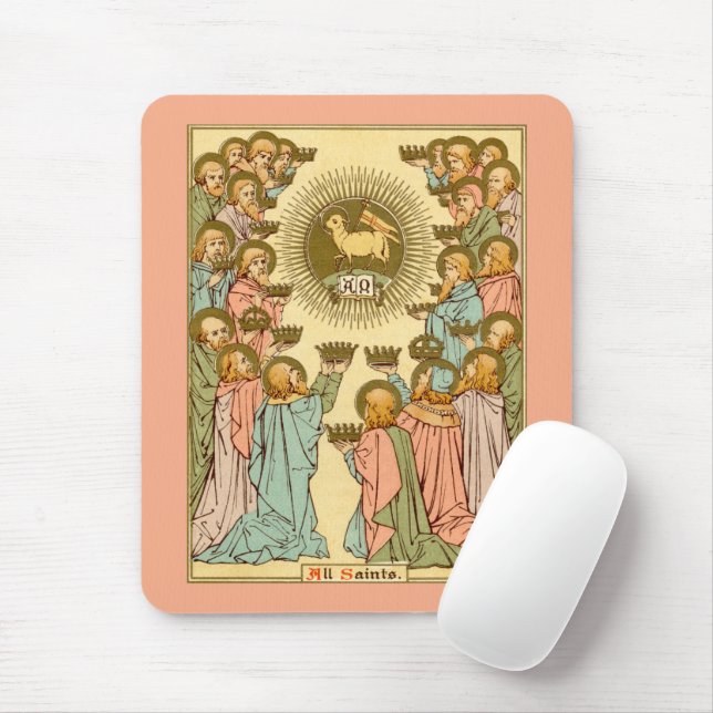 All Saints (RLS 19) (Style 1) Mouse Mat (With Mouse)