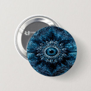 All Seeing 6 Cm Round Badge
