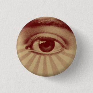 All Seeing Eye 3 Cm Round Badge