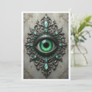 All Seeing Eye Brooch Card