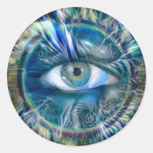 All seeing Eye Classic Round Sticker