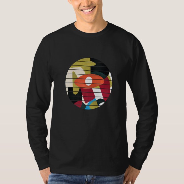 All Seeing Eye Colourful Abstract T-Shirt (Front)